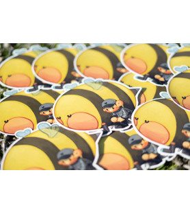 Wasp Vynil Sticker