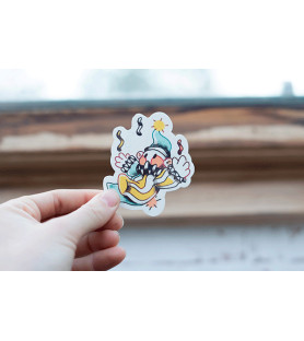 Falling clown confetti...